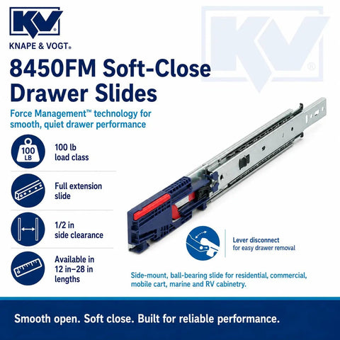 Heavy Duty Side Mount Soft Close Drawer Slides 14 Inch 100 Lb Capacity Pair With Smooth Glide Tech Easy Swap Levers And No Hassle Drop In Install For Kitchen Cabinets And Home Reno Projects