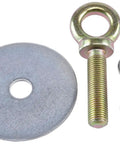 Race Ready Eye Bolt Kit With Zinc Plated Steel Hardware Including Eye Bolt Nut Lock Washer And Back Up Washer For Heavy Duty Secure Harness Safety And Easy Install eye bolt kit with washer, nut, and lock washer
