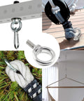 Various uses of 12 Pack M6 Lifting Eye Bolts 304 Stainless Steel Heavy Duty Machinery Shoulder Ring Eye Bolts for hoisting and securing