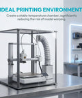 Dead Silent 3D Printer Enclosure With Tight Seal Air Filter For Hella Solid Fume Blocking And Dust Guard, stable temperature chamber.