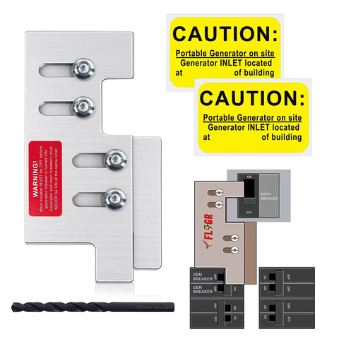 Generator Interlock Kit For CH Series Vertical Throw Panels 150 And 200 Amp, Two And One Quarter Inch