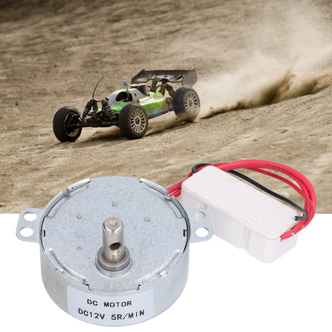 No Sweat Operation 12V DC Motor With Whisper Quiet Gearbox 5 RPM Reversible Drive For Vending And Automation Low Power Draw, compact motor design.