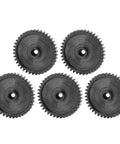 Five Pack Steel Servo Spur Gears With 24 Tooth Internal Spline And 0.8 Module For Precision Drive Systems, Tough As Nails High Strength Gear Set