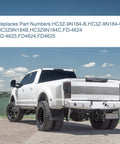 Ford 6.7L Power Stroke Diesel Fuel Filter Replacement Kit For 2017 2023 F 250 F 350 F 450 F 550 Super Duty shown with truck