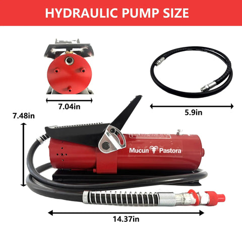 Job Site Ready Hydraulic Pump Delivering Ten Thousand Psi With Air Foot Control And Wireless Remote Actuator Built Hella Tough For Heavy Lifting And Zero Hassle Operation On Any Truck Or Garage