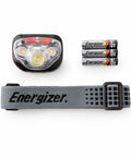Vision HD Plus LED Headlamp with Pivoting Beam and Digital Focus, strap and batteries included, water resistant