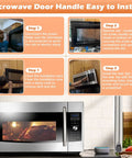 Installation guide for Microwave Door Handle Replacement That Fits Like A Boss For A Wide Range Of Models ME16A4021AS MC17F808KDT