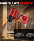 Person using Go-To Air Duster With 380W Brushless Motor, 100,000 RPM, Dust Buster, Compatible With Milwaukee 18V Battery