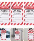 6 Pack Industrial Lockout Tags And Safety Labels For Equipment Repair Built To Take A Beating Compliance Lockout Labels