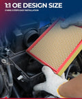 Installation of Engine Air Filter CA11876 Replacement For Volkswagen Tiguan GTI Golf Alltrack Jetta Arteon And Audi Q3 A3 Quattro.