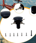Aluminum RC Rotor Head With Screws Replacement Kit For Helicopters Plug And Play Easy To Install Durable Spare Part For Aircraft