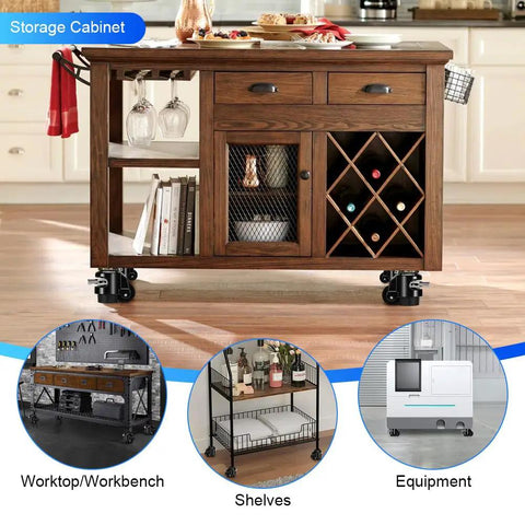 Top Notch Heavy Duty Leveling Stem Casters Set of Four Premium Aluminum Alloy Retractable Furniture Mobility Kit Smooth Rolling Shop Cart Wheels With Adjustable Feet For Shelving and Workbenches Hella Strong High Capacity Black on storage cabinet.