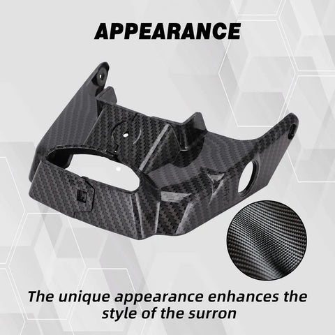 Sur Ron Battery Cover For Light Bee XS Electric Dirt Bike, Carbon Fiber Pattern Battery Compartment Shield, Lightweight And Built Tough, High Temperature Resistant Protection For Your Sur Ron Electric Dirt Bike