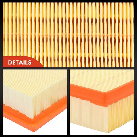 Close-up views of Engine Air Filter for Toyota RAV4 2013 2018 Avalon 2013 2018 Camry 2012 2017 Lexus ES300h 2013 2018.