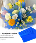 Transparent Candy Color Flower Wrapping Paper Pack 20 Sheets For Bouquets And Gift Wrap with colorful bouquet