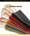 Medium Kraft Gift Bags With Handles, 16 Colorful Options, 10.6 x 8.3 x 4.3 Inches, 16-Pack Party Favor Bags