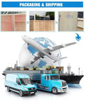 Commercial Fully Automatic Touchless Car Wash Machine With 360 Degree Rotating High Pressure Spray And Fast Air Dry System for shipping and packaging illustration.