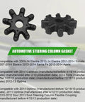 Top Notch Eight Piece Flexible Steering Coupler Compatible With Kia Forte Cadenza Optima with rubber gasket design.