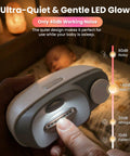 Upgraded Electric Nail Clipper With Adjustable Speeds And LED Light Automatic Trimmer for safe, quiet grooming with LED light.