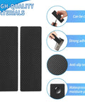 Premium Thick Furniture Pads 12 Piece Kit Features Heavy Duty Self Adhesive Non Slip Grippers image showing anti-slip texture and cuttable design.