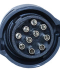 Close-up of the 10-pin connector of the Yamaha Outboard Main Wiring Harness 16.4 Ft 688-8258A-50-00 6X3-8258A-00 compatible control