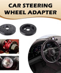 Badass 6 To 3 Hole Steering Wheel Hub Adapter Boss Kit For Cars Quick Swap Alloy Converter Rustproof Mod No Sweat Install showing black alloy adapters.