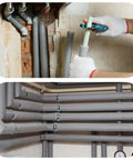 70.9 Inch Pipe Insulation Foam Tube For Water Pipes And Plumbing Heat Preservation Black Rubber And Plastic 0.8 Inch Thick installation