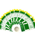 Scaffold Status Tags And Holders Set Of 10 With 11.75 Inch Height And 3.5 Inch Width Heavy Duty Tag Holders For Daily Inspections Danger Do Not Use Label Reminders Tracks Weight And Safety Status At Jobsite, green and yellow PA tags