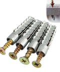 60 Pack Hollow Wall Anchors With Screws For Concrete And Drywall Heavy Duty Steel Expansion Bolts Zinc Plated