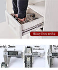 Beefy Soft Close Full Extension Drawer Slides With Ball Bearings Side Mount 650mm 26 Inch 2 Pack supporting heavy weight
