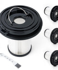 Replacement Filters Easy Fit For Bissell CleanView XR 200W And CleanView XR Pet 300W PowerLifter Turbo Cordless Stick Vacuum Models 3789 3789U 3789X 3797V 3797 3797W Part 1638010 4 Pack with cleaning brush