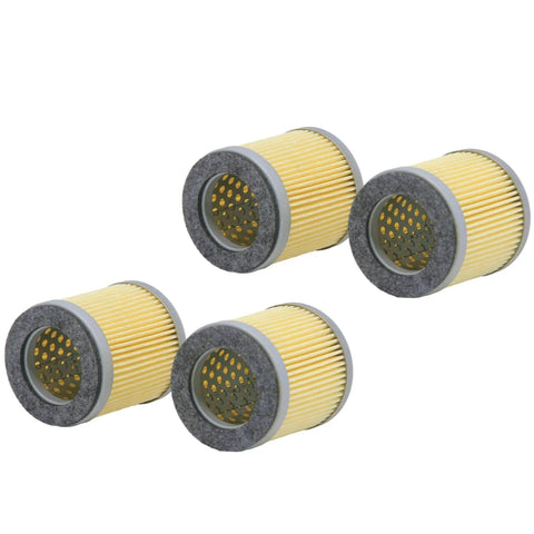 4 Pack Air Intake Filter Cartridge 65 mm By 72 mm 15 Micron Replacement 90950500000 C75 2 For Becker Dry Vane Vacuum Pumps