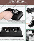 Straight Up Reliable Electric Portafilter Cleaner for 58mm Espresso Gear, compact design for space-saving countertop use.