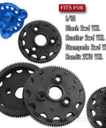 RC 48P Spur Gear Upgrade Kit With 76T 83T 86T 90T Sprockets Plus 17T 19T 21T 23T 25T 27T Pinions Slipper Clutch Transmission Gear
