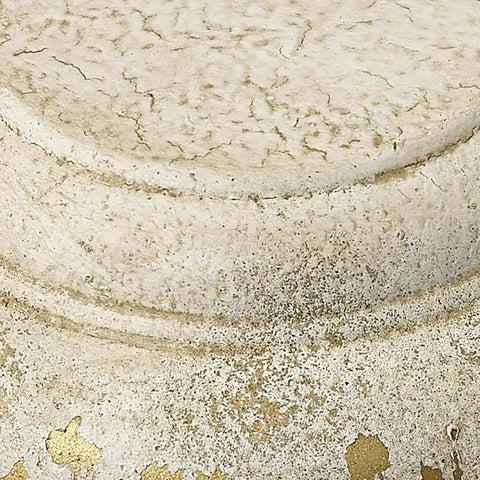 Close-up of aged galvanized steel detailing on Kinsley Pendant Light In Aged Galvanized Steel For Farmhouse And Rustic Kitchen Island