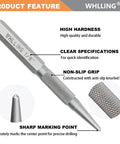 Top Tier 4 Piece Nail Setter And Center Punch Set Forged From Heat Treated Alloy Steel for precise marking and non-slip grip.