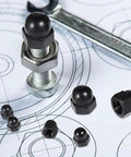 All In One Acorn Cap Nut Kit With M3 M4 M6 M8 Hex Dome Nuts Carbon Steel Decorative Bolt Covers For Furniture Automotive And DIY Projects