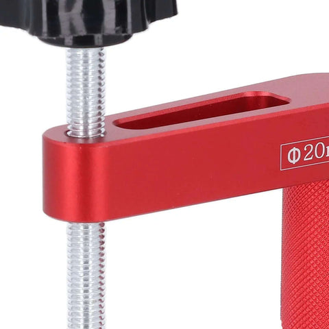 Close-up of Two Pack 20mm Aluminum Bench Dog Clamps With Fast Hold Down Table Clamp For Woodworking Fits Standard 20mm Dog Holes
