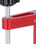 Close-up of Two Pack 20mm Aluminum Bench Dog Clamps With Beefy 600 Lb Clamping Force Fast Hold Down Table Clamp for Woodworking