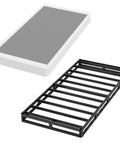 Twin Box Spring 5 Inch Low Profile Heavy Duty Metal Support Offers Legit Stability And Zero Squeaks For Your Twin Mattress With A Protective Cover.
