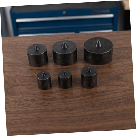 Heavy Duty Machine Shaft End Protectors With Precision Fit For Jjf Gripomatic Pullers and Spindle Axle Safety Covers, black round caps.