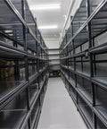 Top Grade 4040 T-Slot Aluminum Profile Extrusion Linear Rail Rods For Pro CNC Machining And 3D Printer Build Projects Easy Cut Drill And Customize Any Length You Need Smooth Mill Finish Ready To Go storage shelves with black metal frame.