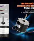 1/4 HP Condenser Fan Motor Replacement For Goodman Central AC Units 208 230V 1 Speed 830 RPM Permanently Sealed 3 Wire
