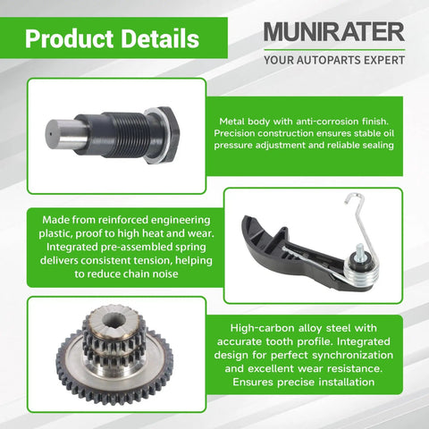Timing Chain Kit Replacement For 2008 To 2015 VW Golf MK5 MK6 Passat A4 EA888 1.8L 2.0T Engine parts with build details