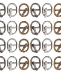 Dope 150Pcs Mini Buckle Set Alloy Tiny Buckles For DIY Doll Clothes Sewing Crafts With Silver Black And Bronze Colors Quick Release