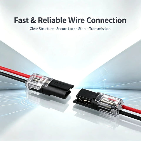 Heat Resistant Push In Wire Connectors With Levers No Fuss Quick Clamp Terminals For Led Strip And Model Wiring with clear structure.