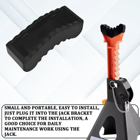 2 Pack Rubber Jack Stand Pads Anti Slip Slotted Floor Jack Pad Adapter With Cushion And Protection Universal Fit for jacks
