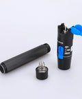 Pen-style aluminum fiber optic VFL kit with blue flip-cap, knurled tube, 3-piece set