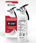 Vehicle Fire Extinguisher 5BC For Cars And Trucks All Metal Construction With Rust Resistant Handle Quick 8 To 12 Second Discharge