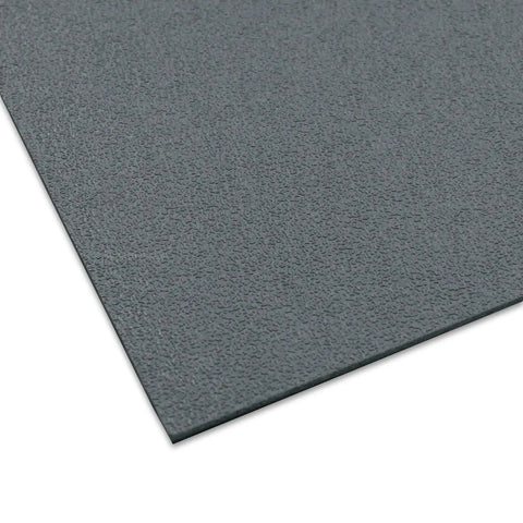Top Shelf 0.093 Inch Thick Thermoform Sheet With A Knockout Carbon Fiber Texture showing textured grey surface ideal for DIY use.